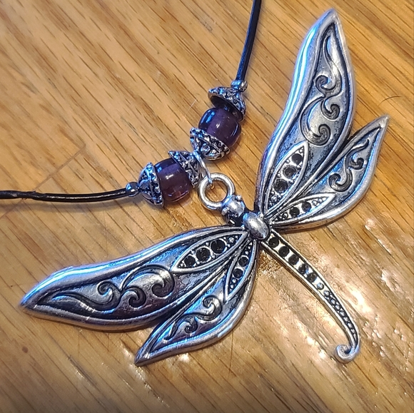 Jewelry - Dragonfly Necklace, Hand Crafted